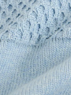 Baker by Ted Baker Veste en maille bleue