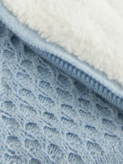 Baker by Ted Baker Veste en maille bleue