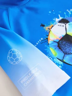 Ballon de football bleu cobalt - Rash Gilet (1.5-16ans)