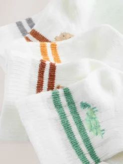 Bande blanche - Lot de 5 chaussettes pour bébé (0mois-2ans)