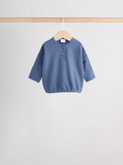 Bande bleue - Lot de 4 t-shirts à manches longues bébé (0mois2ans)