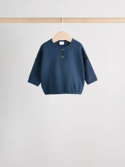 Bande bleue - Lot de 4 t-shirts à manches longues bébé (0mois2ans)