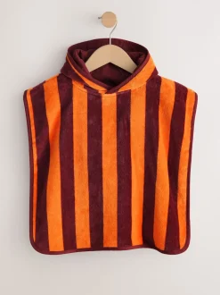Bande d'orange - Poncho en tissu éponge (9mths-6yrs)