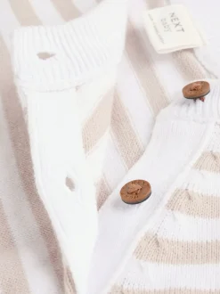 Bande neutre - Ensemble Bébé (0mths-2yrs) - Top et jambières en tricot