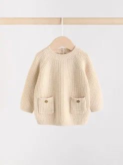 Bande neutre - Ensemble pull et legging en maille bébé (0 mois-2 ans)