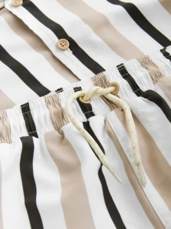 Bande neutre - Ensemble shorts de bain et chemise (3-16ans)