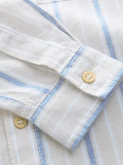 Bande neutre - Manches longues Lin Mix Relax! Chemises de nuit (3-16yrs)