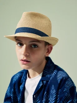 Bande neutre de la marine - Chapeau trilby (1-16 ans)