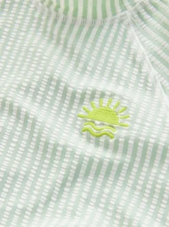 Bande verte - Ensemble maillot de bain et chapeaux Sunsafe (3mths-7yrs)