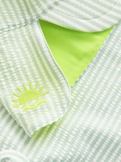 Bande verte - Ensemble maillot de bain et chapeaux Sunsafe (3mths-7yrs)