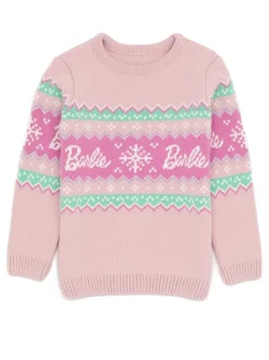 Barbie rose - Pull de Noël Vanilla Underground enfant