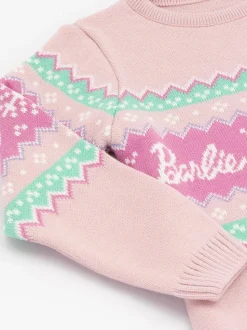 Barbie rose - Pull de Noël Vanilla Underground enfant