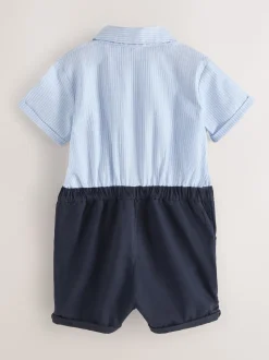 Barboteuse Baker by Ted Baker bleue élégante à nœud cravate