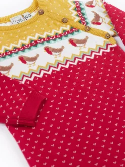 Barboteuse Frugi de Noël en maille