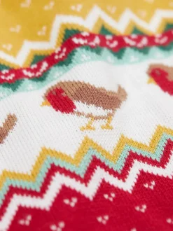 Barboteuse Frugi de Noël en maille