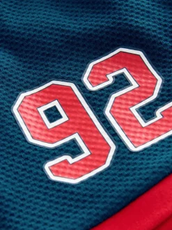 basket-ball Rouge/Bleu - Pyjama court simple 100% coton (4-16ans)