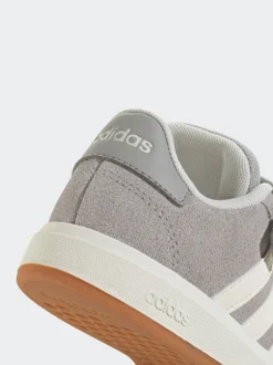 Baskets adidas Grand Court 00s en daim à lacets élastiques pour enfant