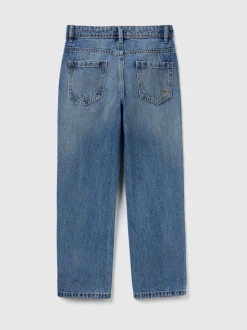 Benetton Jean droit Bruce bleu garçon (6-14 ans)