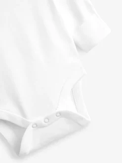 Blanc - 3 Lot Kind To Skin Manches longues Bébé Body