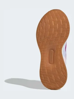 Blanc - adidas Baskets de course Runfalcon 5 à lacets élastiques pour enfant