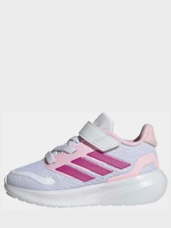 Blanc - adidas Baskets Runfalcon 5 Easy On bébé à velcro