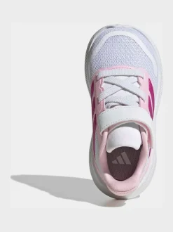 Blanc - adidas Baskets Runfalcon 5 Easy On bébé à velcro