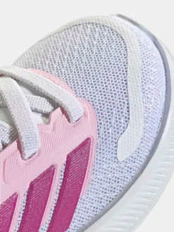 Blanc - adidas Baskets Runfalcon 5 Easy On bébé à velcro