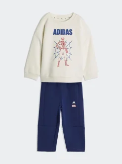 Blanc - adidas Ensemble Sweat-shirt et Joggings Marvel Spider-Man