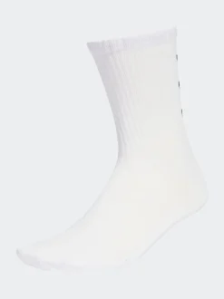 Blanc - adidas originals Paquet de chaussettes de doublure Trefoil 3