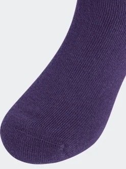 Blanc - Adidas Paquet de chaussettes courtes Linear Kids 3