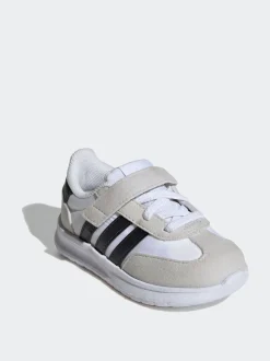 Blanc - adidas Run 70s 2.0 Baskets bébé à crochets et boucles