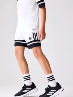 Blanc - adidas Squadra 25 Kids Shorts