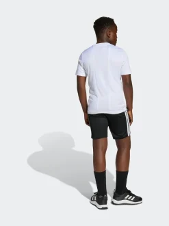 Blanc - adidas Train Essentials Ensemble T-shirt et short à 3rayures pour enfant