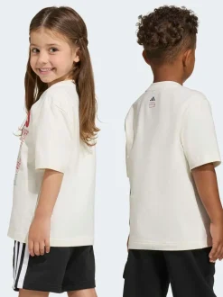 Blanc - adidas T-shirt Marvel Spider-Man Little Kids