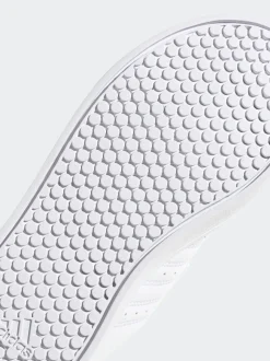 Blanc - adidas VS Pace 2.0 Baskets enfant à crochets et boucles