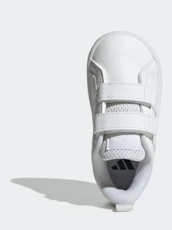 Blanc - adidas VS Pace 2.0 Baskets bébé à crochets et boucles