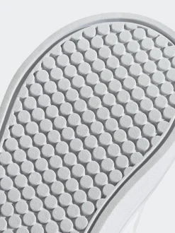 Blanc - adidas VS Pace 2.0 Baskets bébé à crochets et boucles
