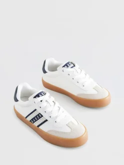 Blanc - Baskets à ruban de marque Baker by Ted Baker garçon