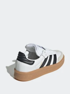 Blanc - Baskets adidas Originals Samba XLG en dentelle junior