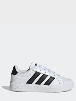 Blanc - Baskets adidas Street Talk Dentelle Junior