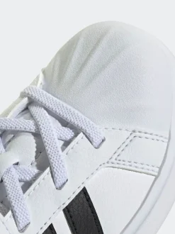 Blanc - Baskets adidas Street Talk à Dentelle élastique pour enfant