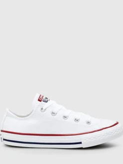 Blanc - Baskets Converse Chuck Taylor All Star Ox enfant
