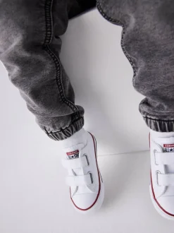 Blanc - Baskets Converse Chuck Ox 2V pour bébé