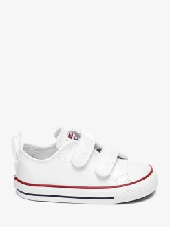 Blanc - Baskets Converse Chuck Ox 2V pour bébé
