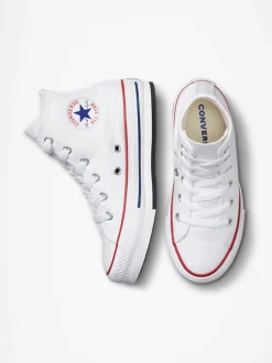 Blanc - Baskets junior Converse Eva Lift