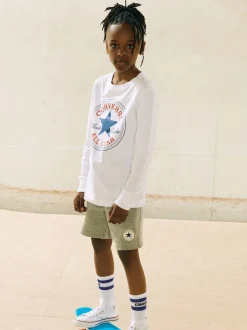 Blanc - Baskets montante Converse Chuck Taylor All Star pour bébé