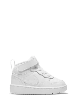 Blanc - Baskets Nike Toddler Court Borough Mid