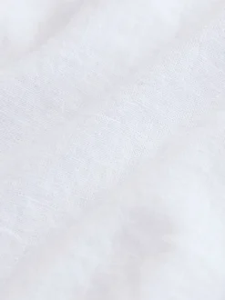 Blanc - Chemise Blend en lin à manches courtes (3-16ans)