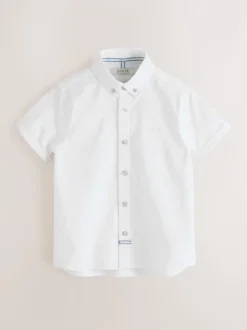 Blanc - Chemise Oxford Baker by Ted Baker à manches courtes
