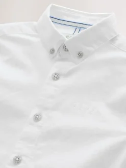 Blanc - Chemise Oxford Baker by Ted Baker à manches courtes